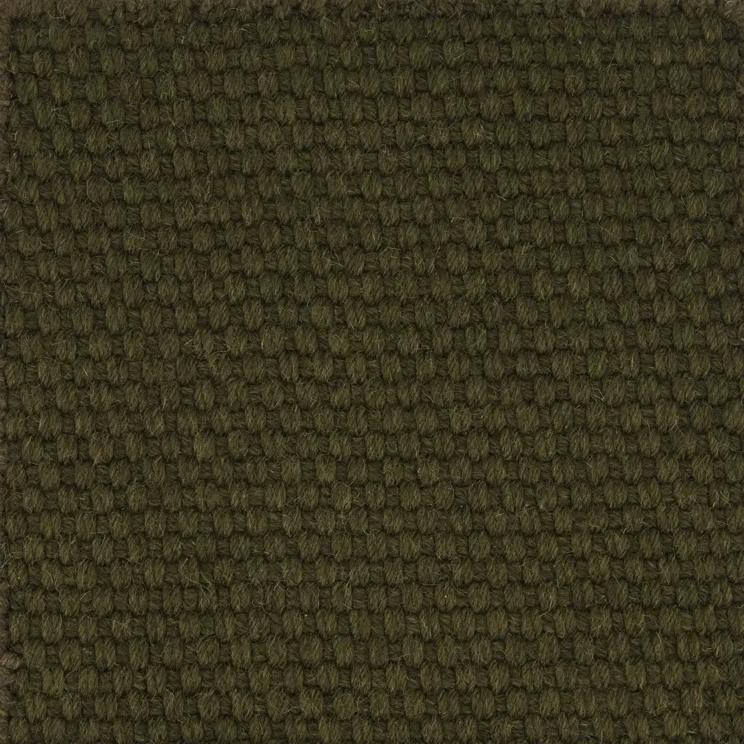 Basket Weave Moss Rug Sample