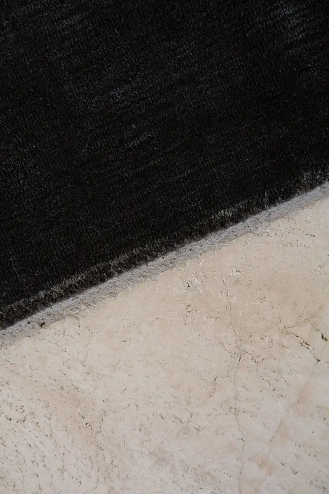 
                  
                    Bamboo Silk and Wool Blend Charcoal - NODI HANDMADE RUGS
                  
                