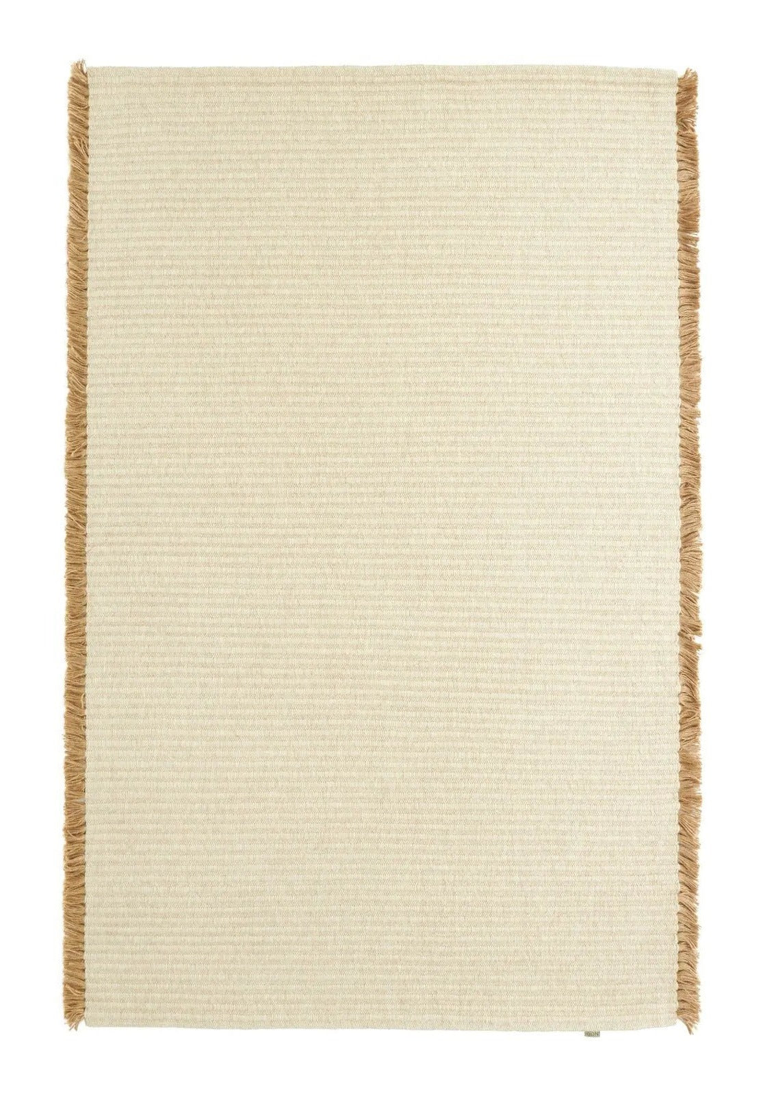 Tasseled Wool Oatmeal Sample - NODI HANDMADE RUGS